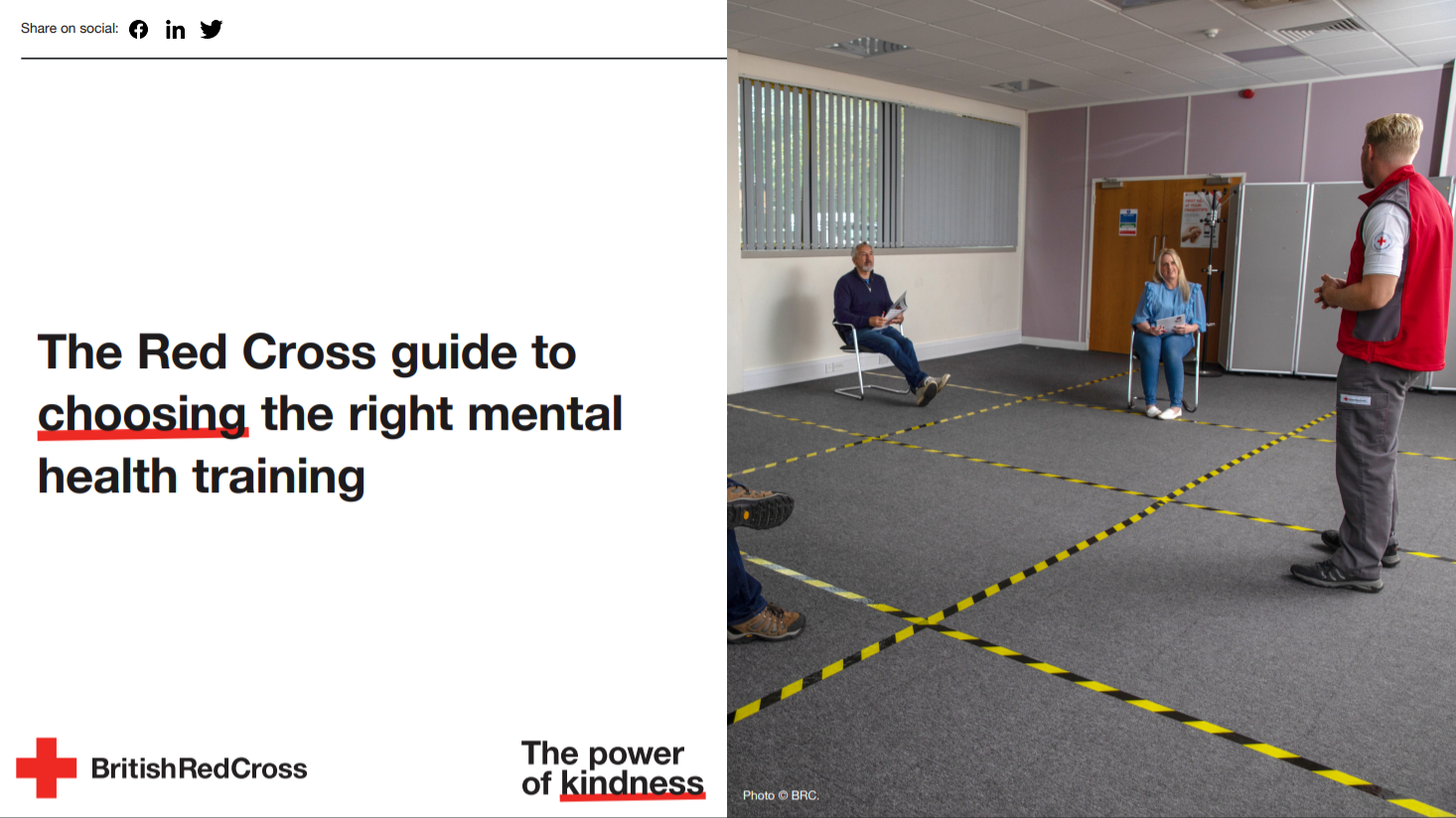 The Red Cross Guide to Choosing the Right Mental Health Training